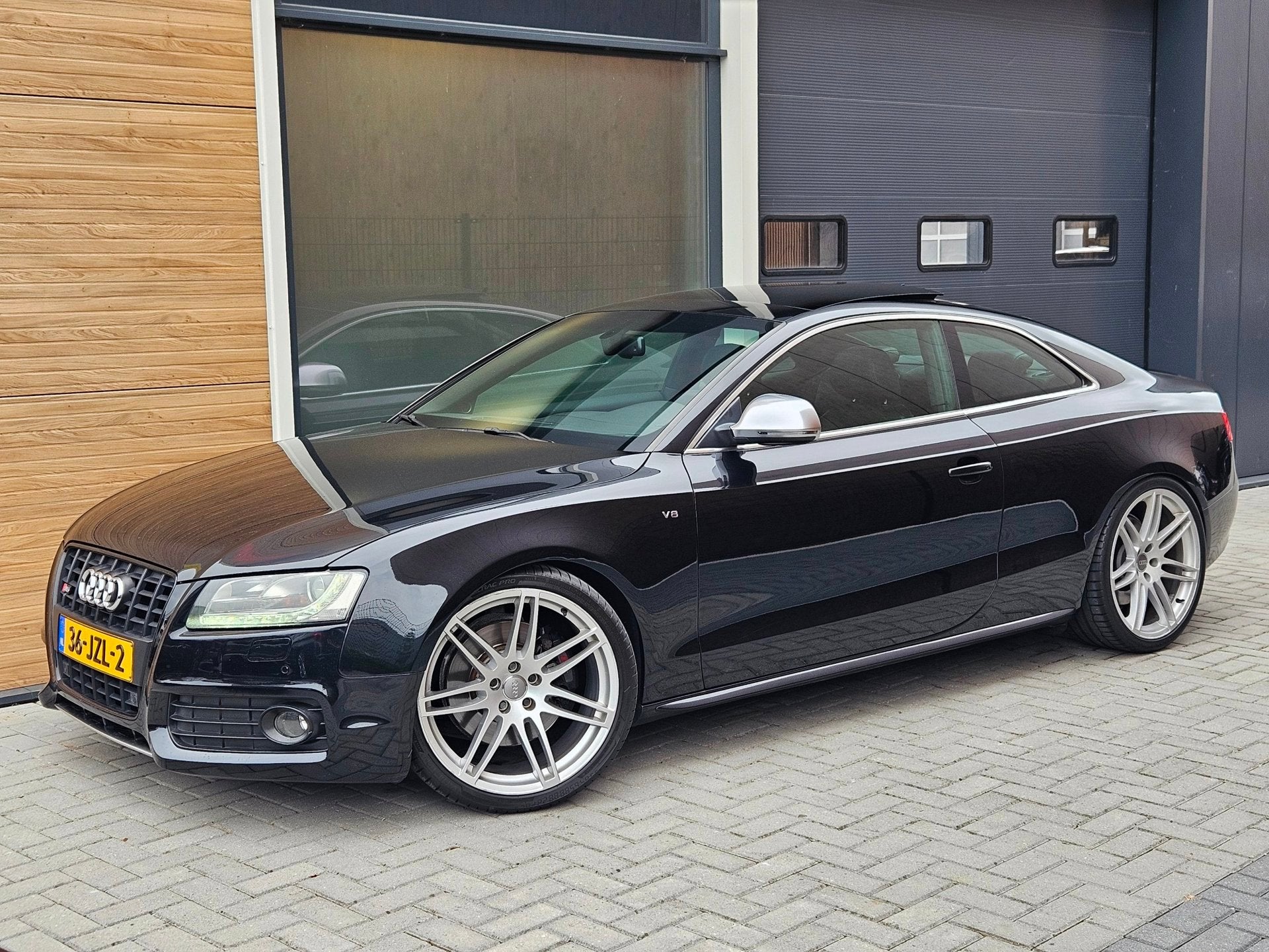 Audi A5 Coupé 4.2 FSI S5 quattro Pro Line Pano B&O ACC 20", Auto's, Audi, Automaat, Gebruikt, Zwart, Leder