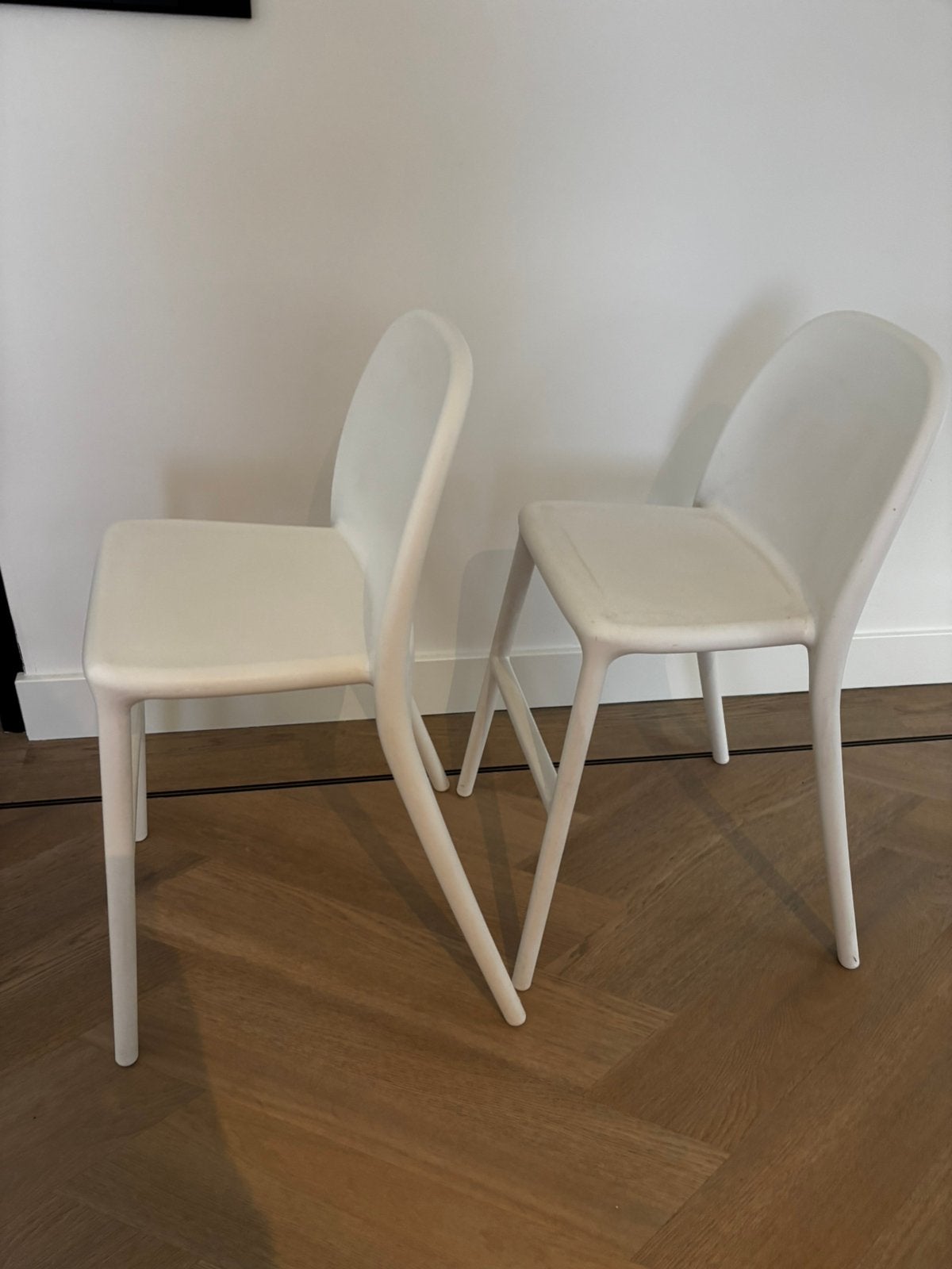 2x witte Uran kinderstoel ikea, Ophalen, Zo goed als nieuw, Wit, Twee