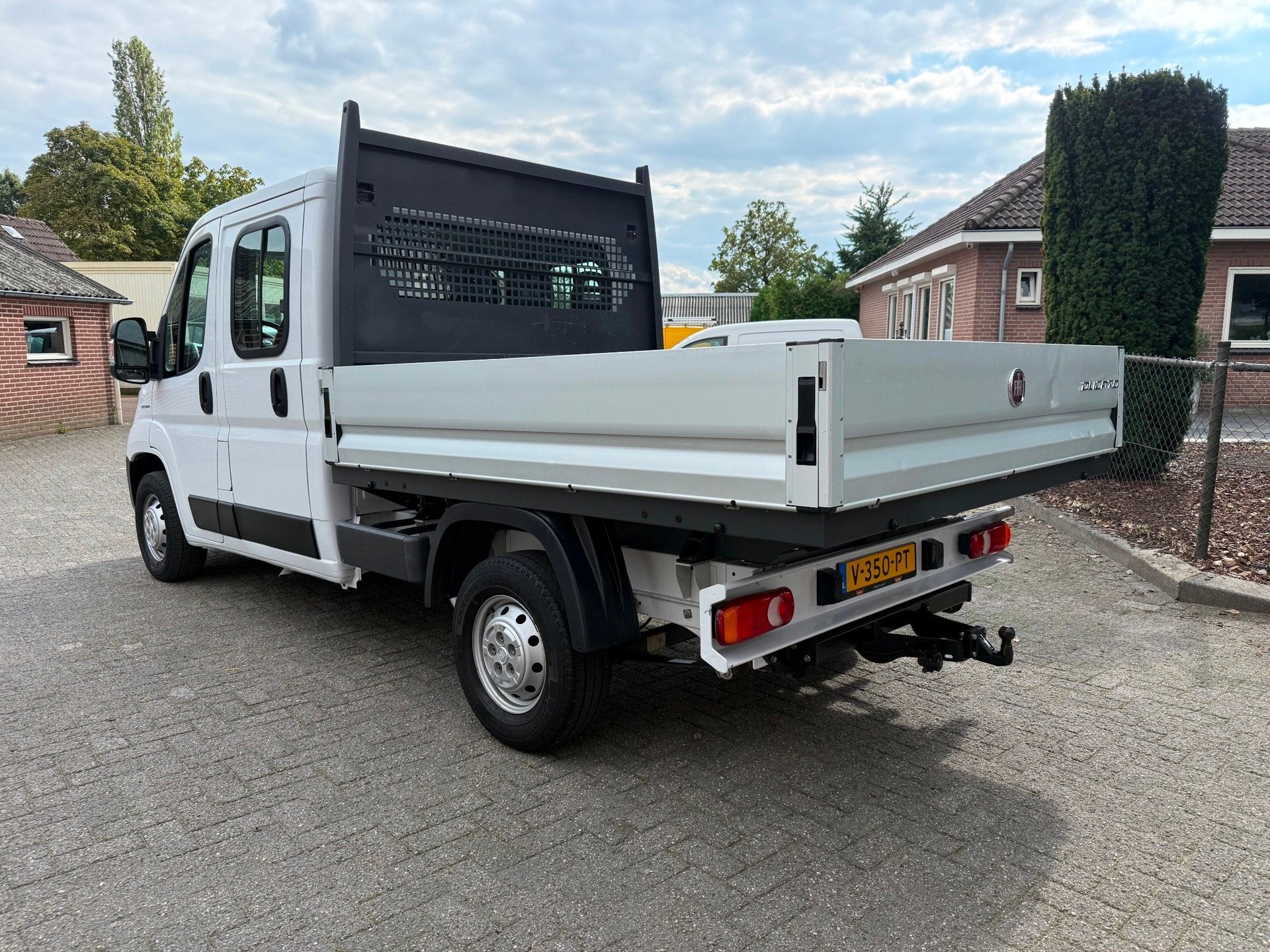 Fiat Ducato 33 2.3 MultiJet DC open laadbak navi airco, Auto's, Voorwielaandrijving, 15 km/l, Gebruikt, Euro 6
