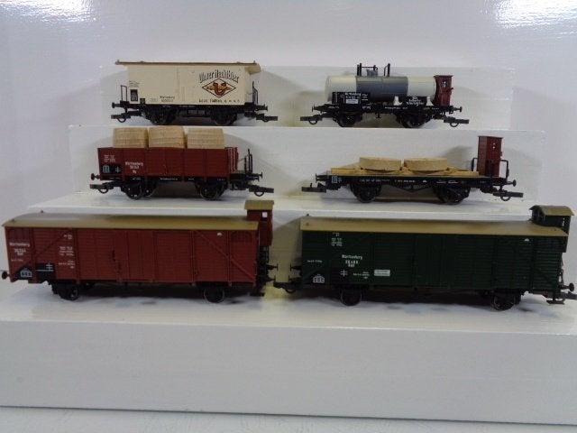 MARKLIN 45101 Set ‘Geislinger Steige’ K.W.St.E. (H0)., Gelijkstroom, Wagon, Ophalen of Verzenden, Zo goed als nieuw
