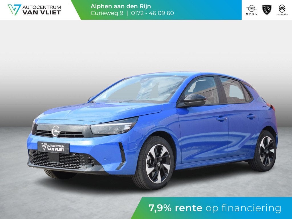 Opel Corsa Electric 50 kWh SOH 99,9% | 3 FASE | ACHTERUITRIJ, Auto's, Opel, 12 maanden, Gebruikt, Zwart, Blauw