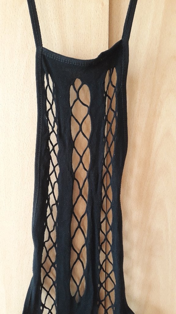 Prachtige net body met open rug - Mt 34/46, Kleding | Dames, Ophalen of Verzenden, Zwart, Body of Korset