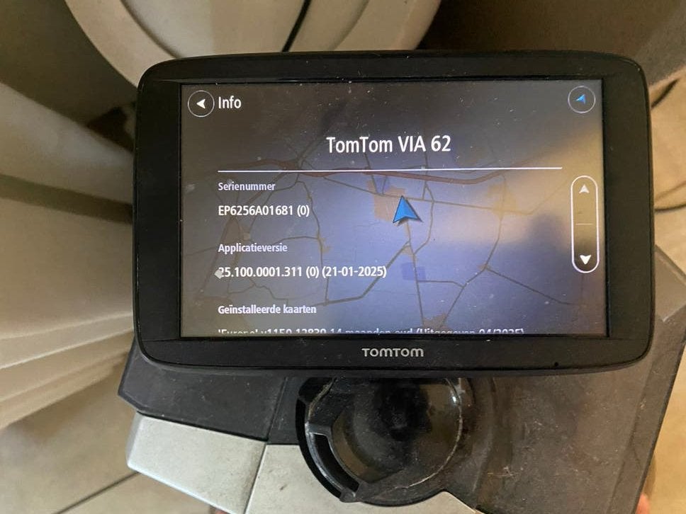 TomTom Via62 Europa lifetime gratis updates, Auto diversen, Autonavigatie, Ophalen of Verzenden, Gebruikt