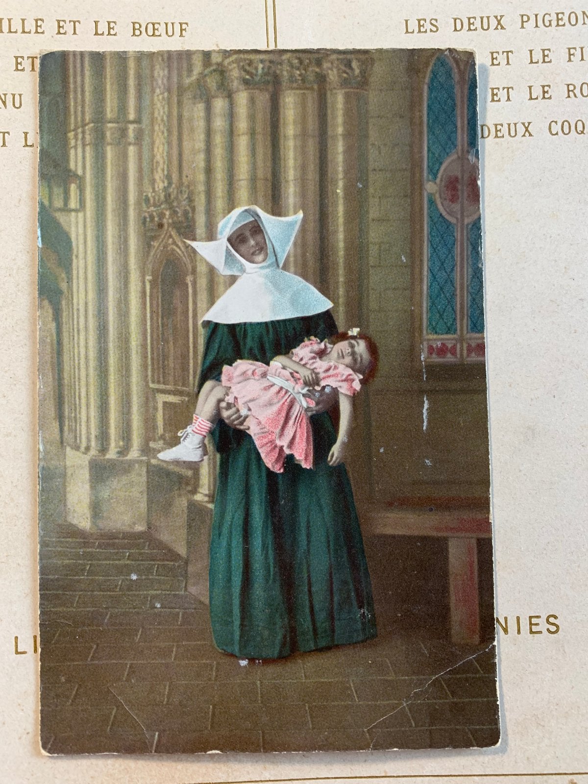 Non met meisje (MC), Ophalen of Verzenden, Voor 1920, Ongelopen, Kinderen