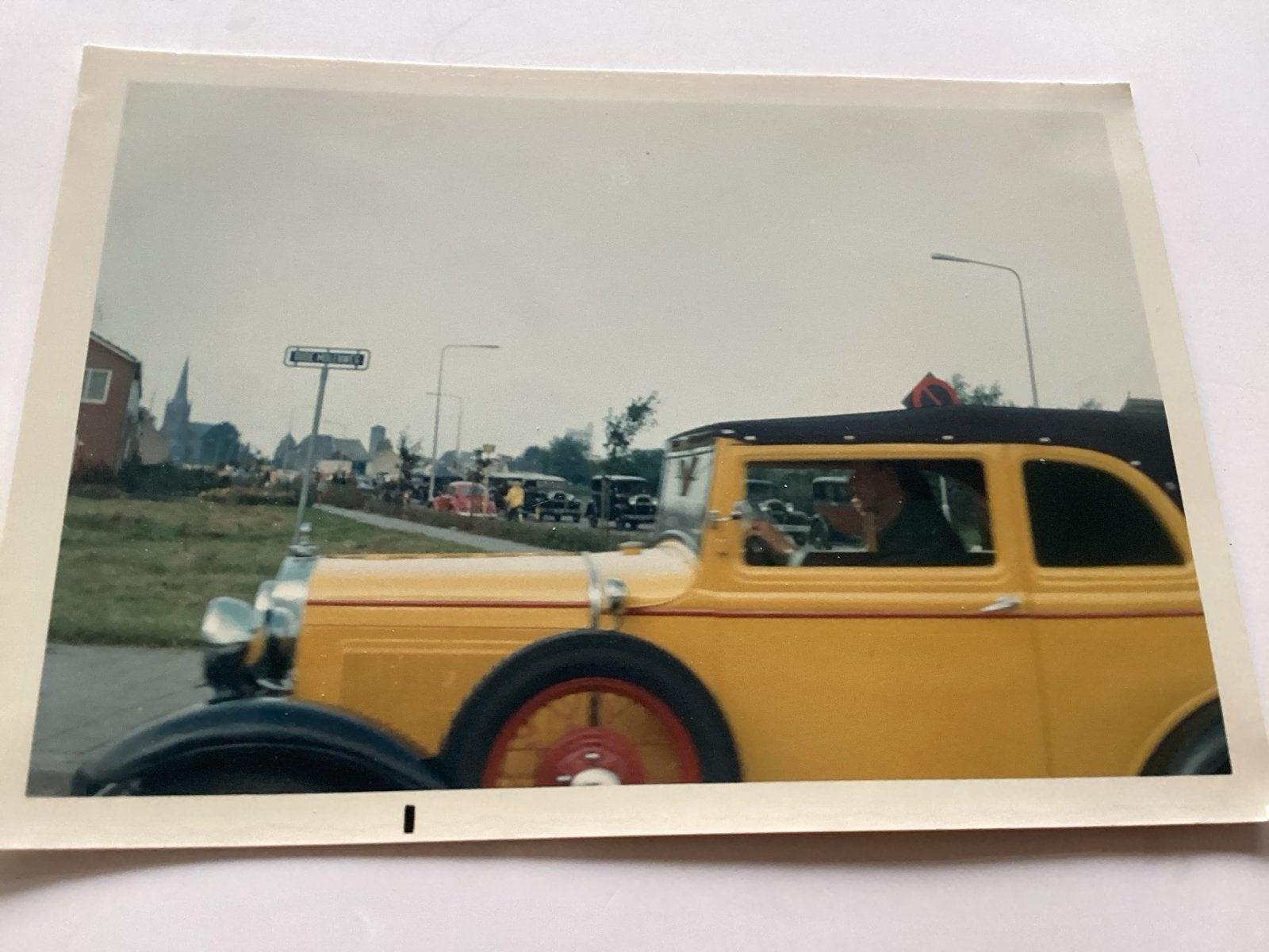 Oude auto plaats onbekend, Ophalen of Verzenden, Voor 1940, Overige onderwerpen