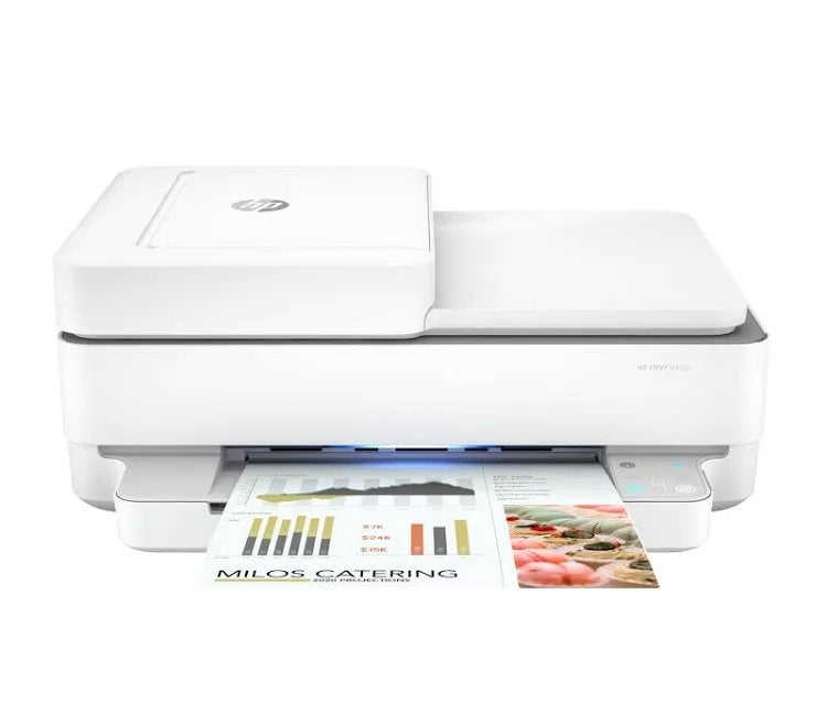 Hp printer met cartridges, Computers en Software, Printers, Ophalen, Zo goed als nieuw