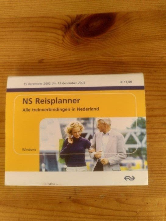 NS reisplanner diskette 2002-2003, Tickets en Kaartjes, Eén persoon, Trein, Algemeen kaartje