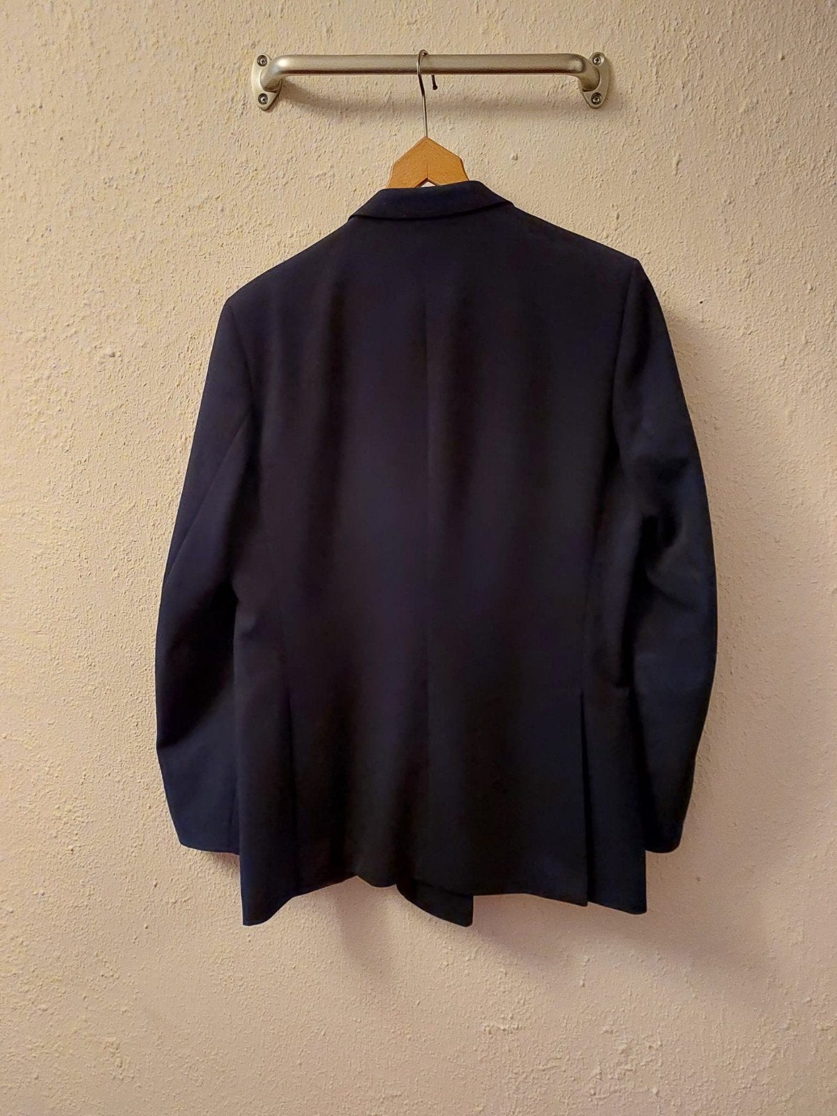 Donkerblauwe blazer maat 52 van Dick Holthaus, Ophalen of Verzenden, Zo goed als nieuw, Maat 52/54 (L), Blauw