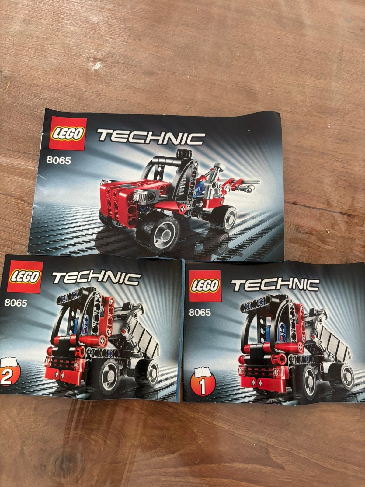 Lego technic 8065 mini container truck, Lego, Ophalen of Verzenden, Zo goed als nieuw, Technic