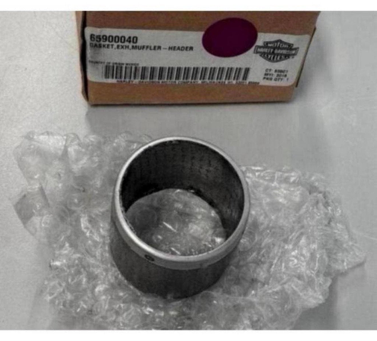 Harley Davidson 65900040 GASKET EXH MUFFLER HEADER Silencer, Nieuw, Ophalen of Verzenden, H, H