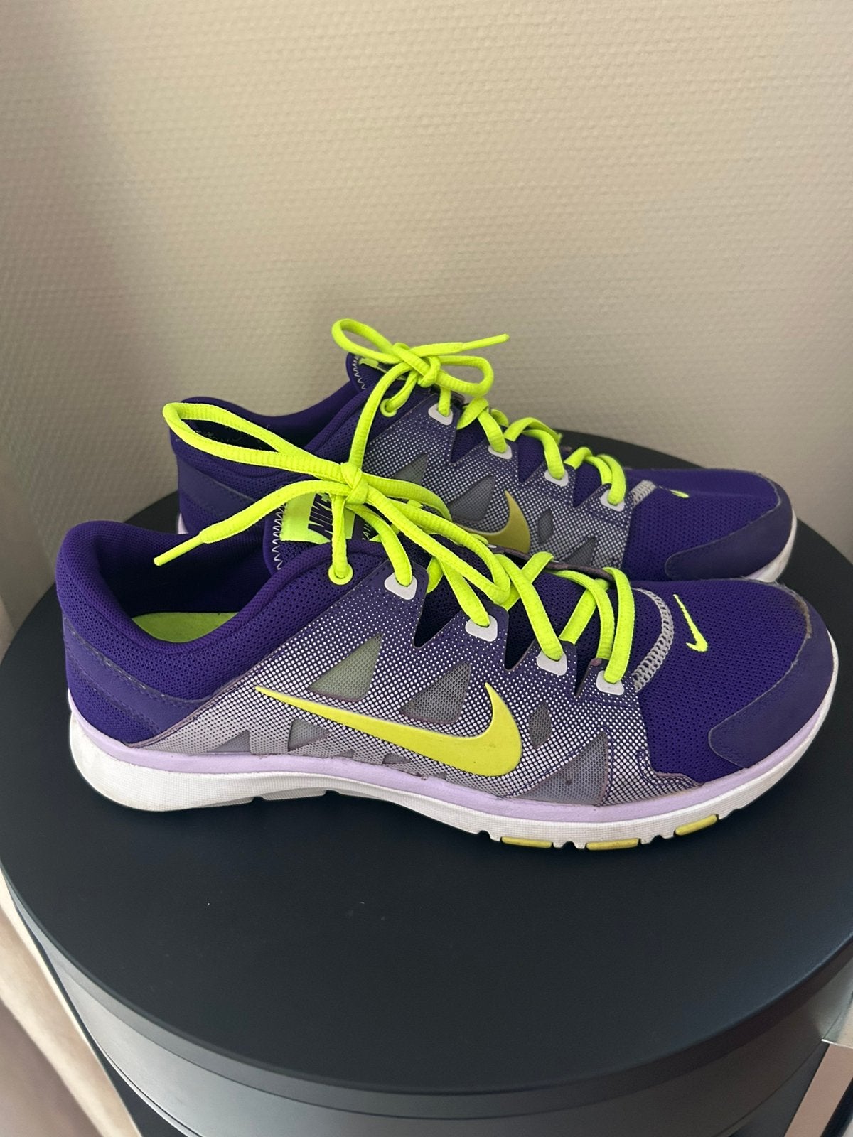 Paarse/Neon Groene  Nike Flex Supreme TR 2 Sneakers mt 42,5, Overige kleuren, Ophalen of Verzenden, Sneakers of Gympen, Gedragen