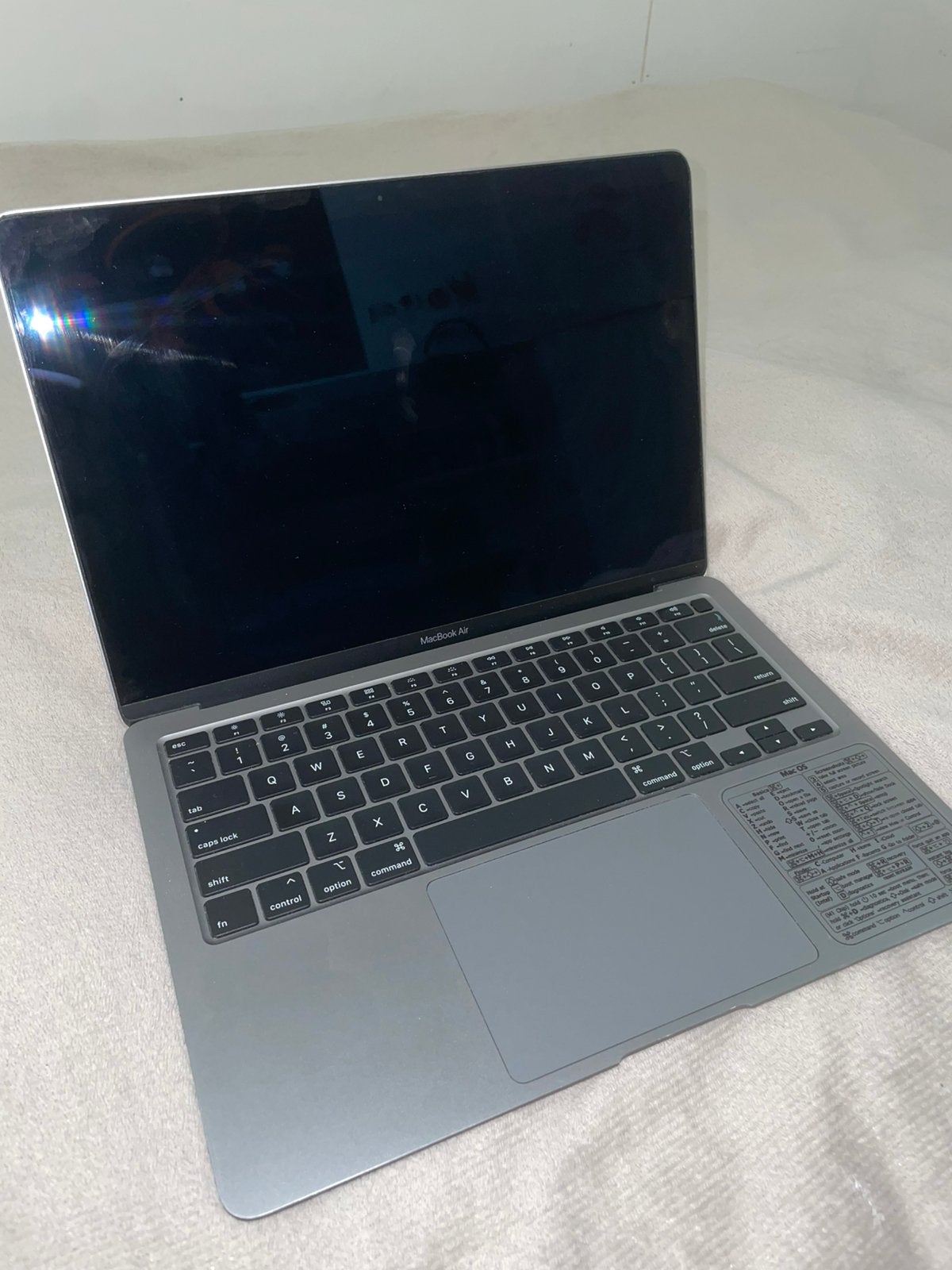 MacBook Air 2020 grey, Computers en Software, Gebruikt, 256 GB, Qwerty, 8 GB