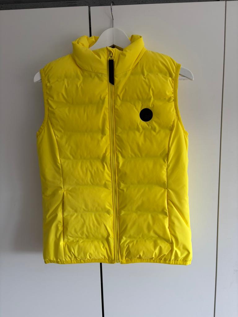 Bodywarmer geel, Ophalen of Verzenden, Zo goed als nieuw, Maat 38/40 (M), Geel