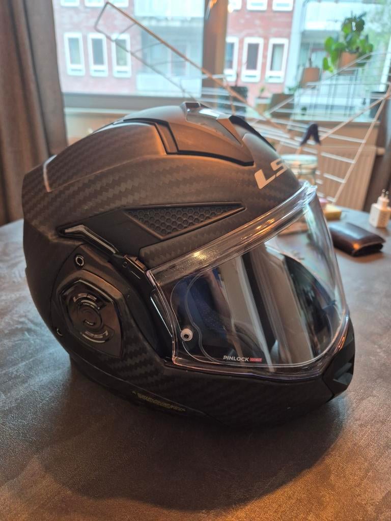 LS2 advant x carbon maat S mat zwart, Overige merken, Systeemhelm, Ophalen of Verzenden, S