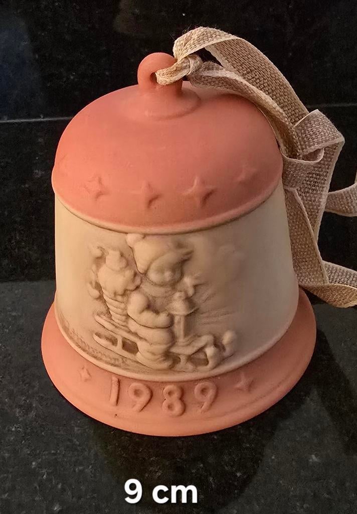 Hummel Goebel porseleinen kerstklok 1989, Ophalen of Verzenden, Zo goed als nieuw, Hummel