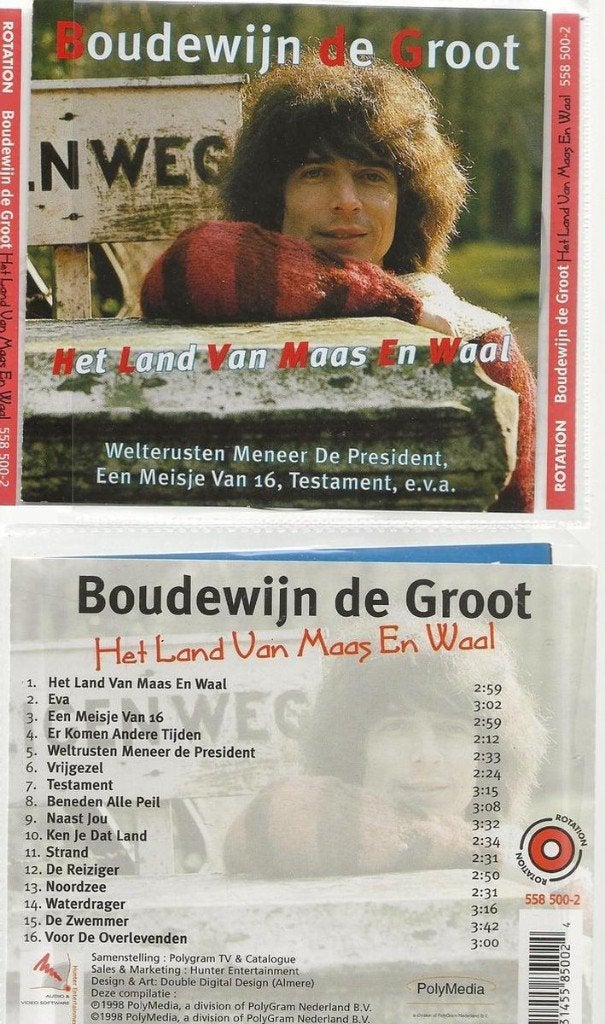 Boudewijn De Groot Het Land Van Maas En Waal  Rotation, Inclusief doosje, Ophalen of Verzenden, Zo goed als nieuw, Pop