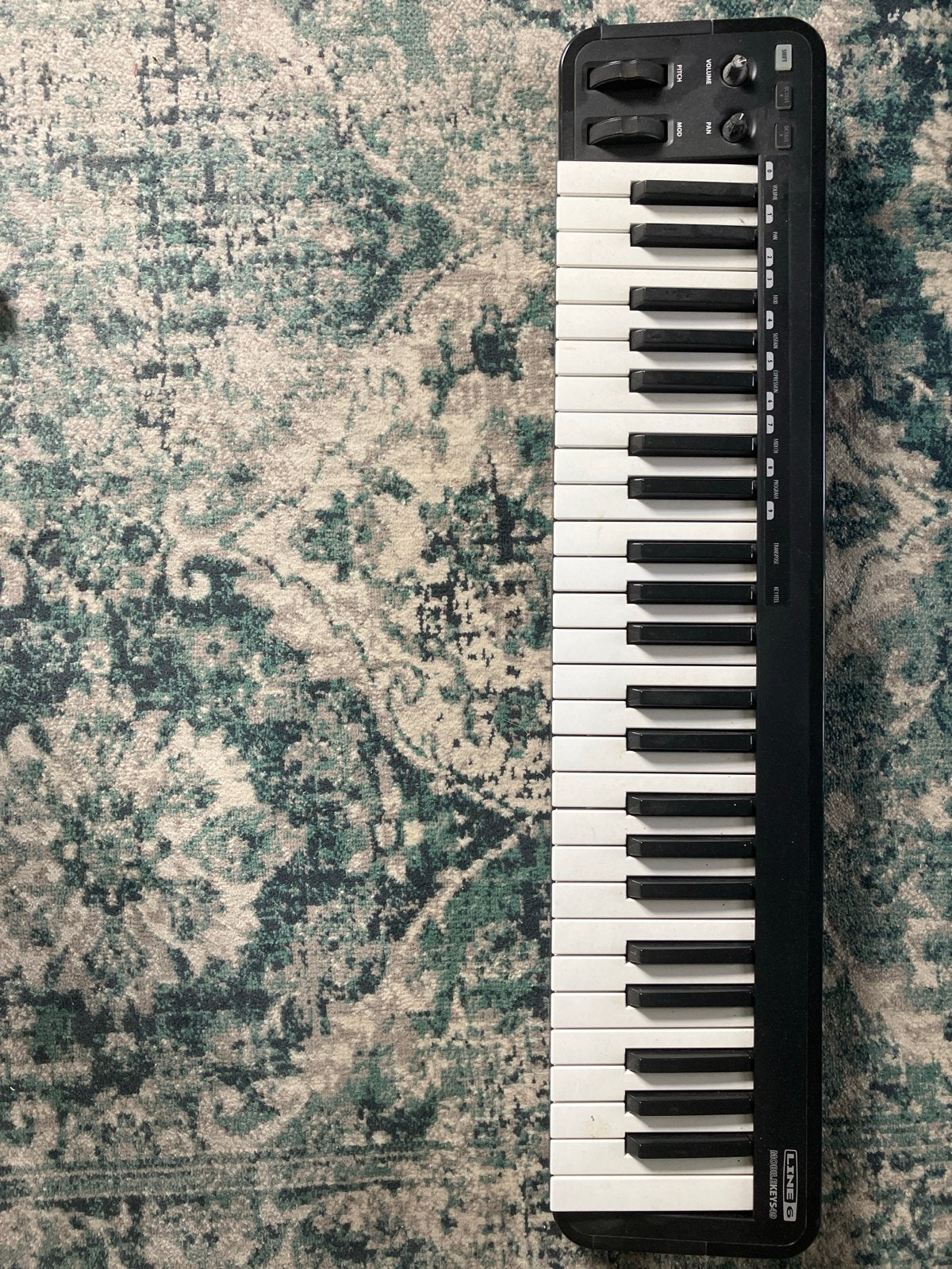 Line 6 MobileKeys 49 MIDI Keyboard Controller, Gebruikt, Midi-aansluiting, Ophalen, 49 toetsen