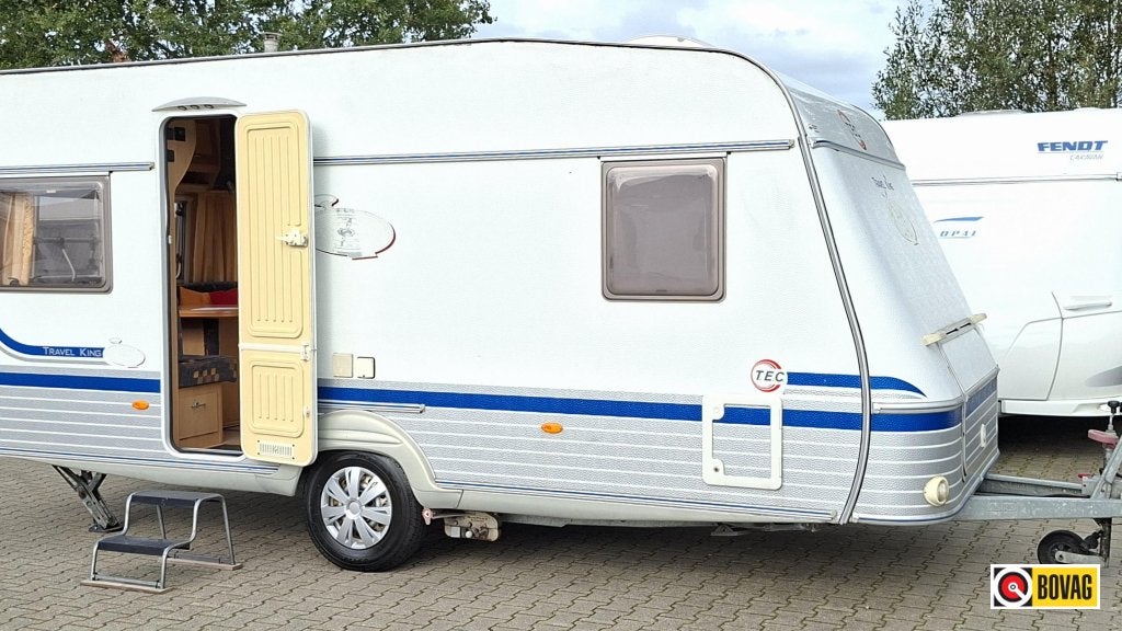TEC Travel King 460 TDF incl. Mover, voortent, FD, Caravans en Kamperen, T.E.C., Rondzit, Lengtebed, Fietsenrek