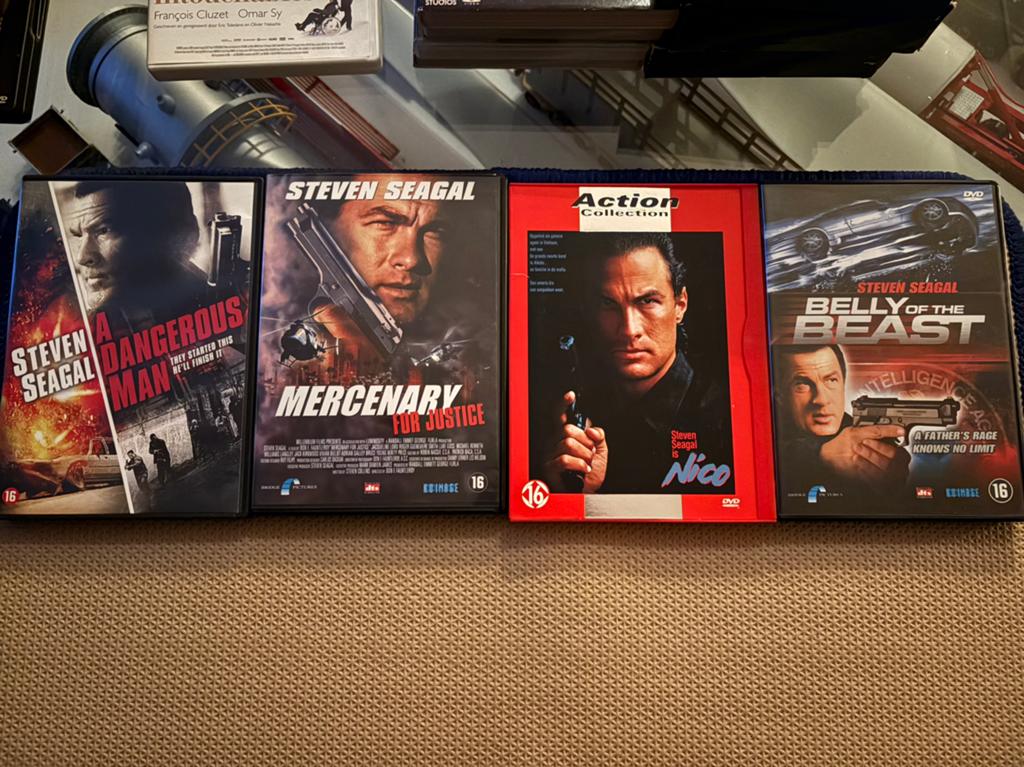 Dvd steven seagal 4x, Vanaf 16 jaar, Ophalen of Verzenden, Zo goed als nieuw
