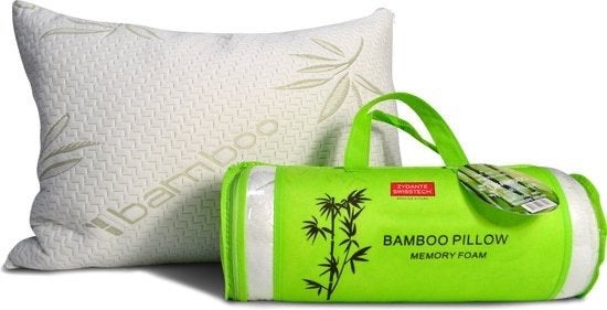 Bamboo air pillow kussen, Huis en Inrichting, Slaapkamer | Beddengoed, Ophalen, Eenpersoons, Bamboe, Wit