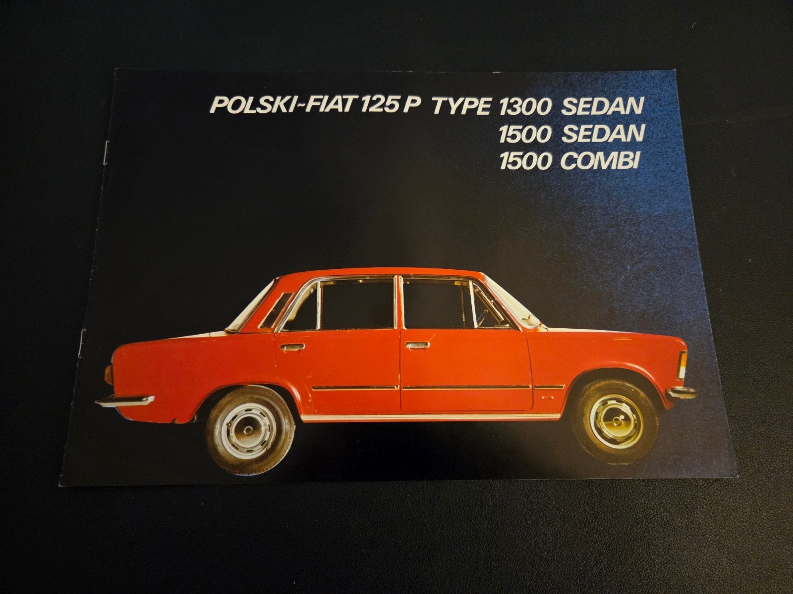 Brochure Polski Fiat 125P 1300 & 1500, Ophalen of Verzenden, Zo goed als nieuw, Overige merken