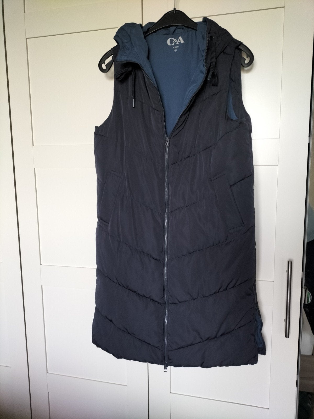 donkerblauw boddywarmer, Kleding | Dames, Bodywarmers, Ophalen of Verzenden