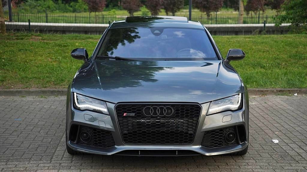 Audi RS7 Sportback 4.0 TFSI quattro | 726PK | Keramische, Auto's, Automaat, 4 stoelen, 120 €/maand, Vierwielaandrijving