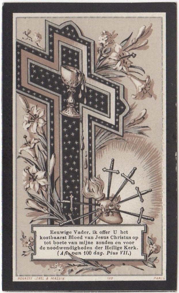 Gerarda W. van Welie 1817 Winssen + 1896 Deest, 79 jaar, Verzenden