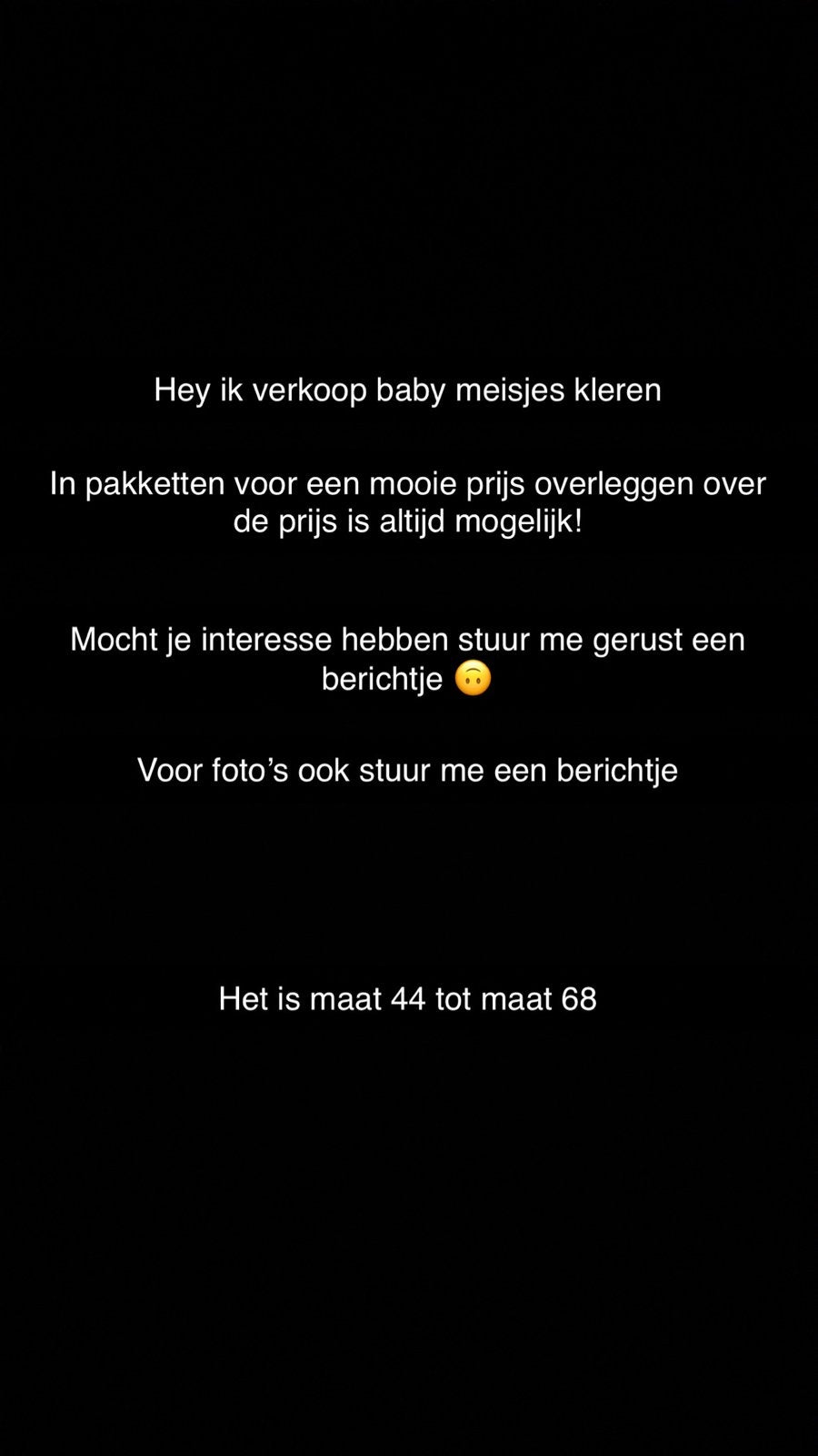 Baby meisjeskleding maat 44-68 (pakketten), Ophalen of Verzenden, Gebruikt, Meisje, Setje