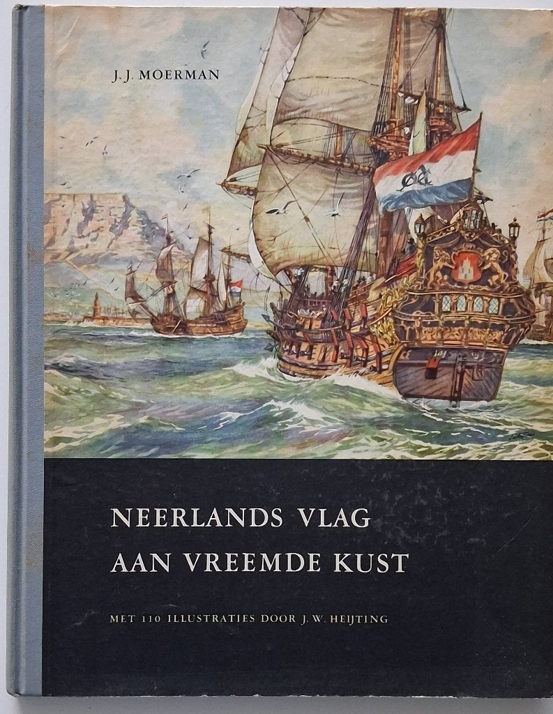 Neerlands vlag aan vreemde kust., Boeken, Prentenboeken en Plaatjesalbums, Gelezen, Plaatjesalbum, Ophalen of Verzenden
