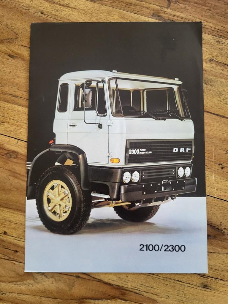 truck folder DAF 2300 Turbo Intercooling, Ophalen of Verzenden, Zo goed als nieuw