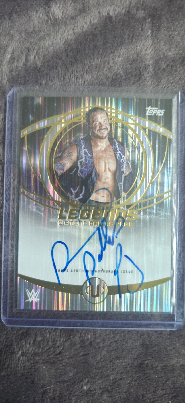 Topps WWE Legends Autograph Card Diamond Dallas Page, Ophalen of Verzenden, Zo goed als nieuw, Losse kaart