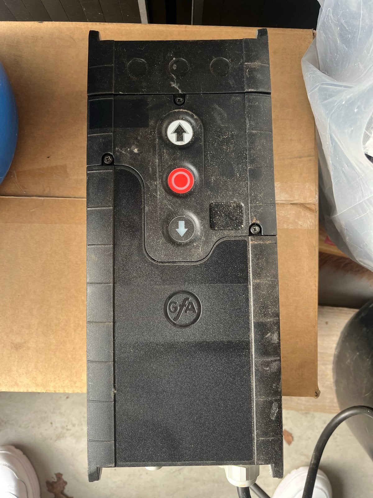 GFA TS971 Besturingseenheid 400V voor Garagedeuren, Gebruikt, Garagedeur, Ophalen of Verzenden, 120 cm of meer