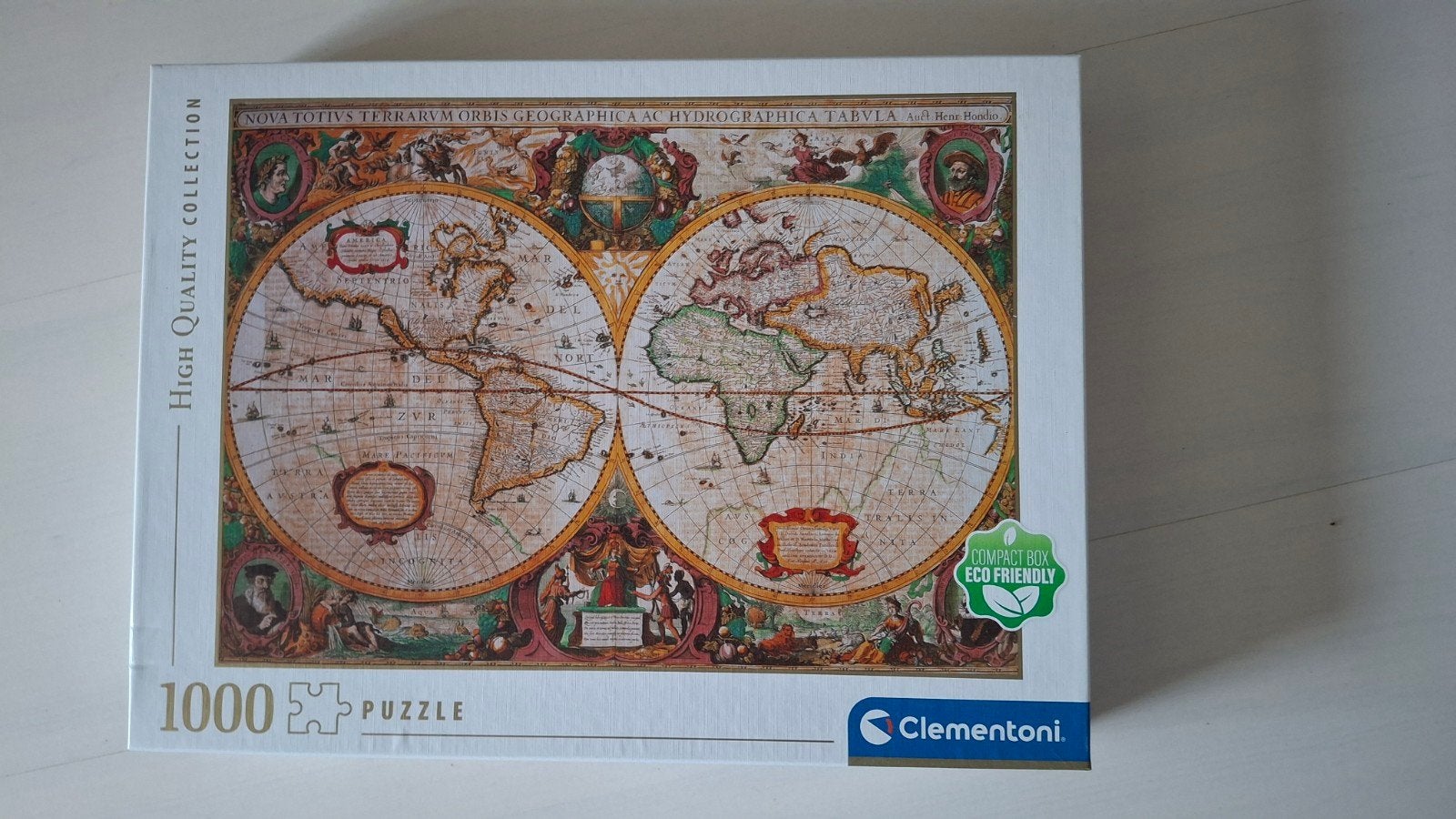 Puzzel landkaart, Ophalen, 500 t/m 1500 stukjes, Zo goed als nieuw, Legpuzzel