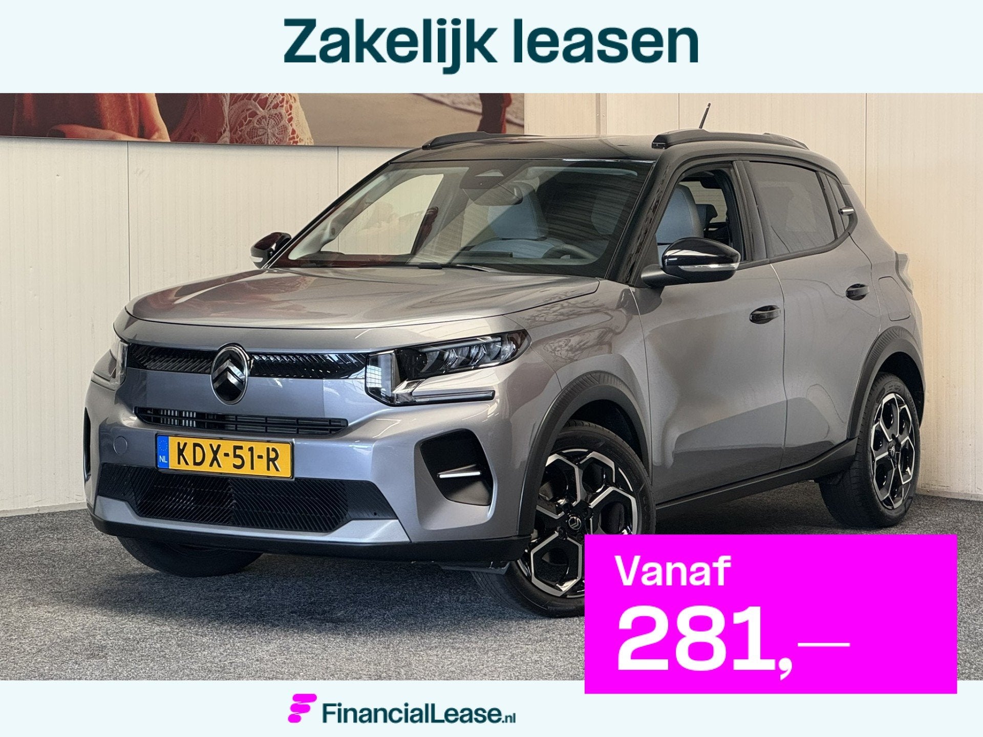 Citroën C3 1.2 TURBO 100PK MAX NIEUW MODEL 2025 NAVIGATIE C, Voorwielaandrijving, Dealer onderhouden, 1199 cc, Leder en Stof