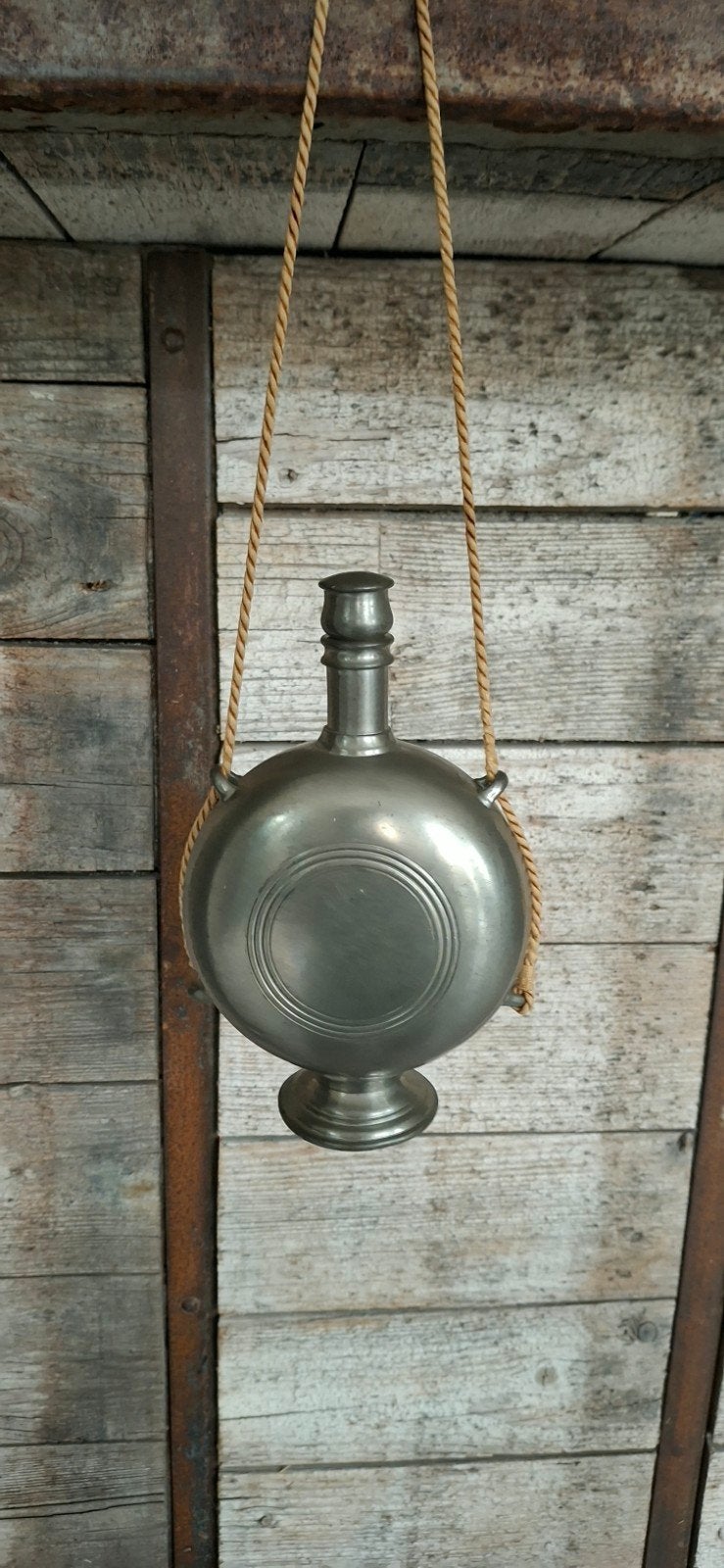 Vintage tinnen veldfles Royal Holland., Verzamelen, Ophalen of Verzenden, Nederland