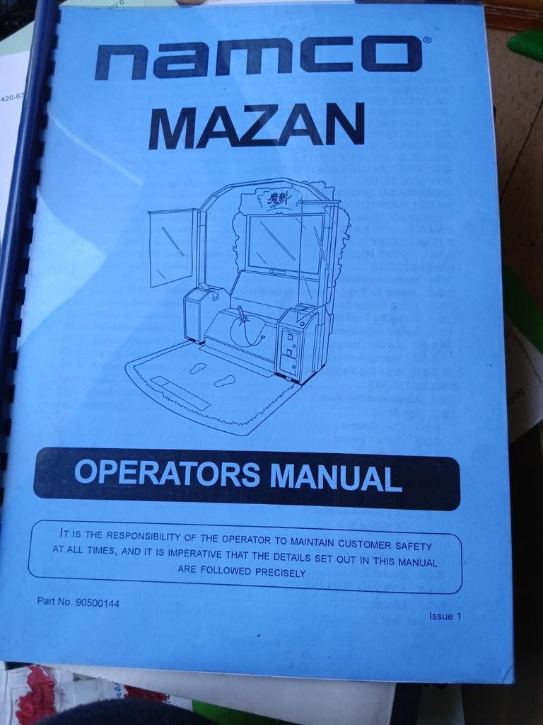 Arcsde manual mazan in goede staat prijs is vast, Verzamelen, Automaten | Overige, Ophalen of Verzenden