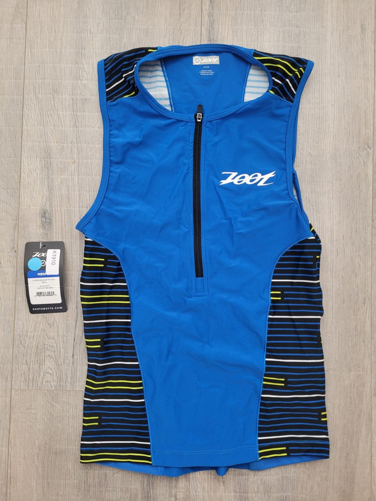 Nieuwe Zoot Performance Tri tank maat S, Zoot, Blauw, Nieuw, Ophalen of Verzenden