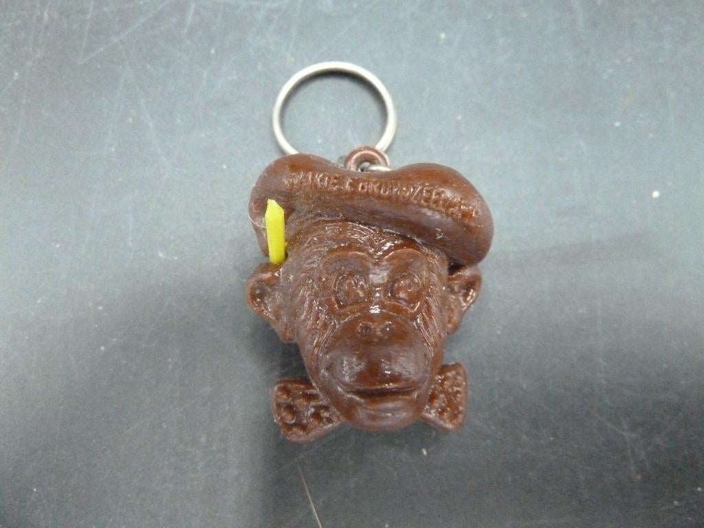 Sjakie het Bruynzeel apie sleutelhanger jaren 60, Verzamelen, Ophalen of Verzenden, Nieuw, Knuffel of Figuurtje