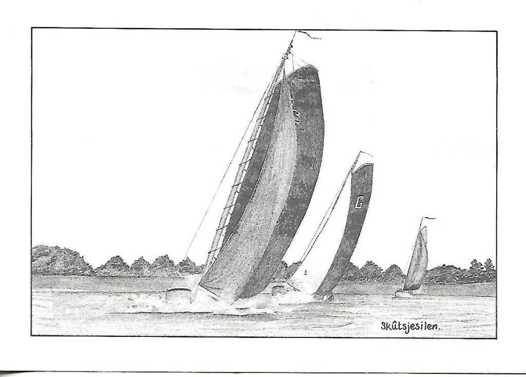 Friesland- -Skûtsjesilen., Verzenden, 1980 tot heden, Ongelopen, Friesland