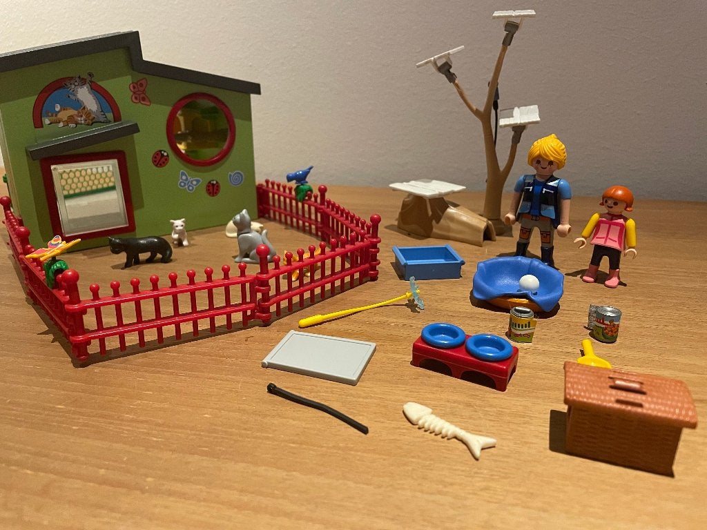 Playmobil Kattenverblijf City life 9276 (set 14), Ophalen of Verzenden, Zo goed als nieuw