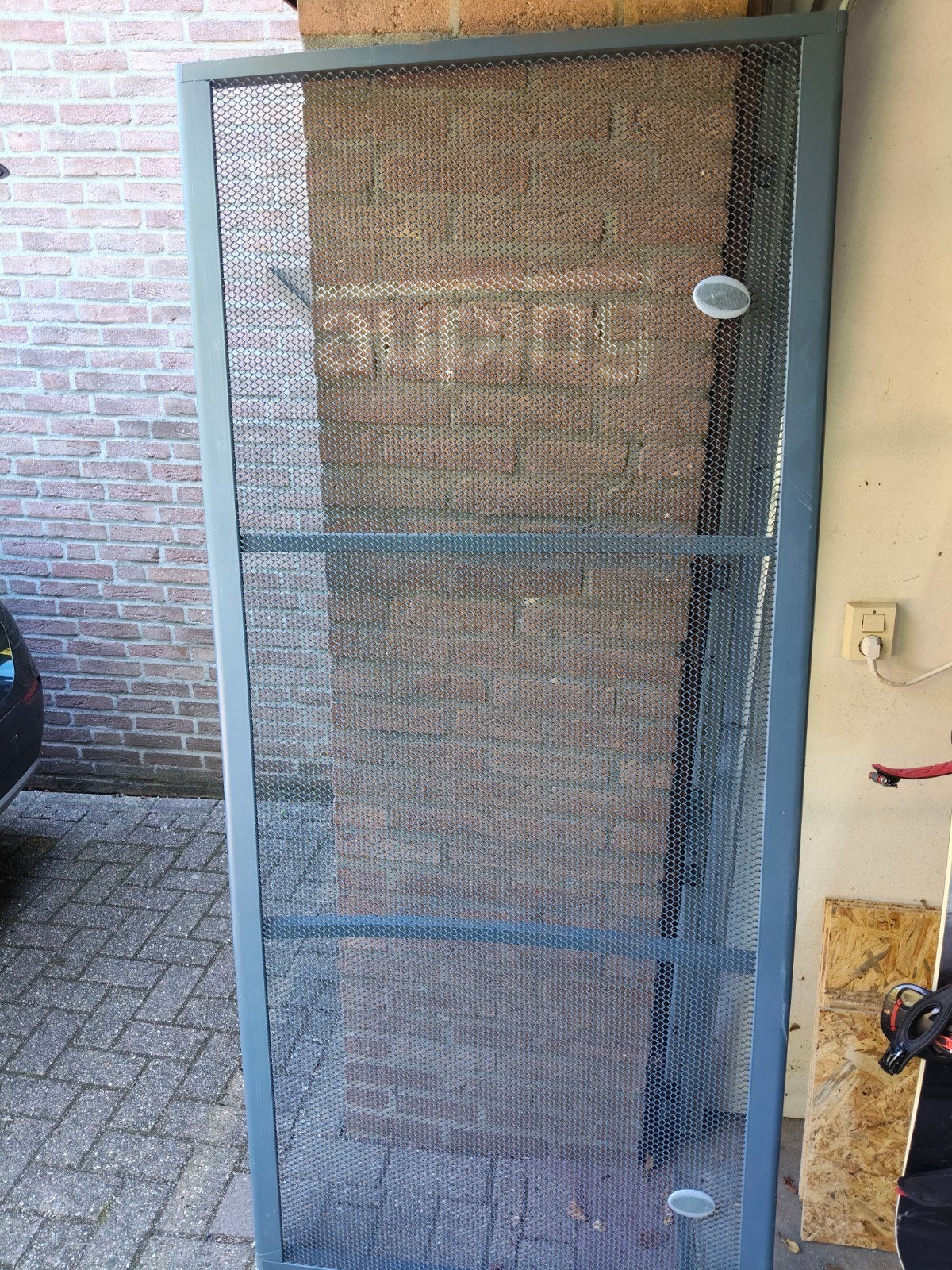 Auping spiraalbodem met potenset, Ophalen, 90 cm, Eenpersoons, Zo goed als nieuw