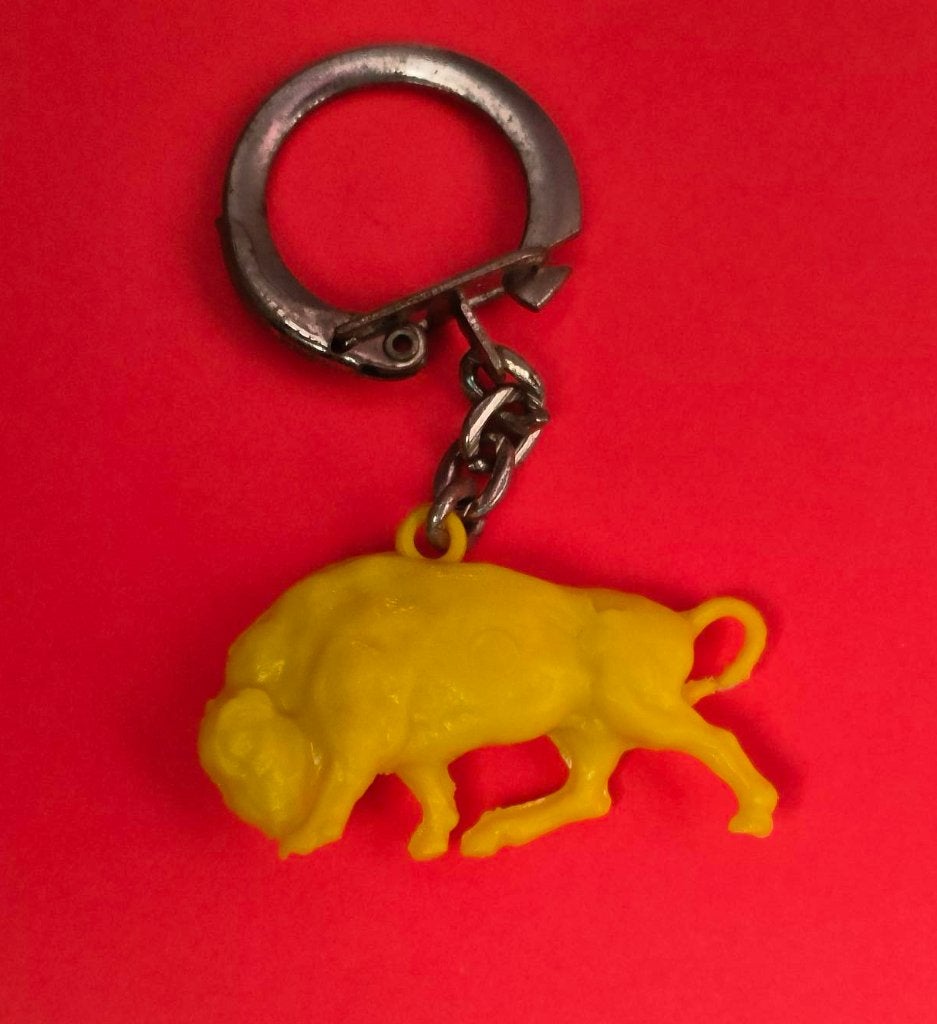 Bison sleutelhanger, Ophalen of Verzenden, Zo goed als nieuw, Dier of Natuur