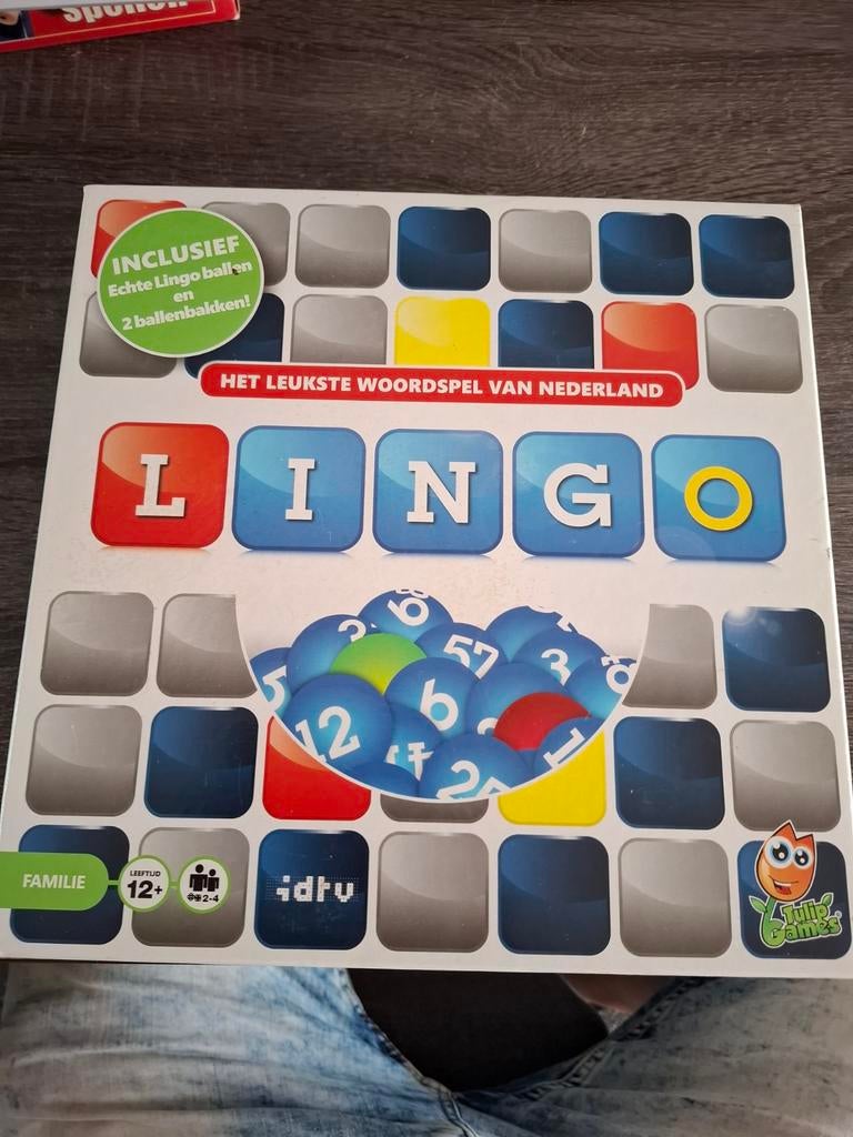 Lingo Bordspel - Het Leukste Woordspel van Nederland, Een of twee spelers, Ophalen of Verzenden, Gebruikt, IDTV / Jumbo