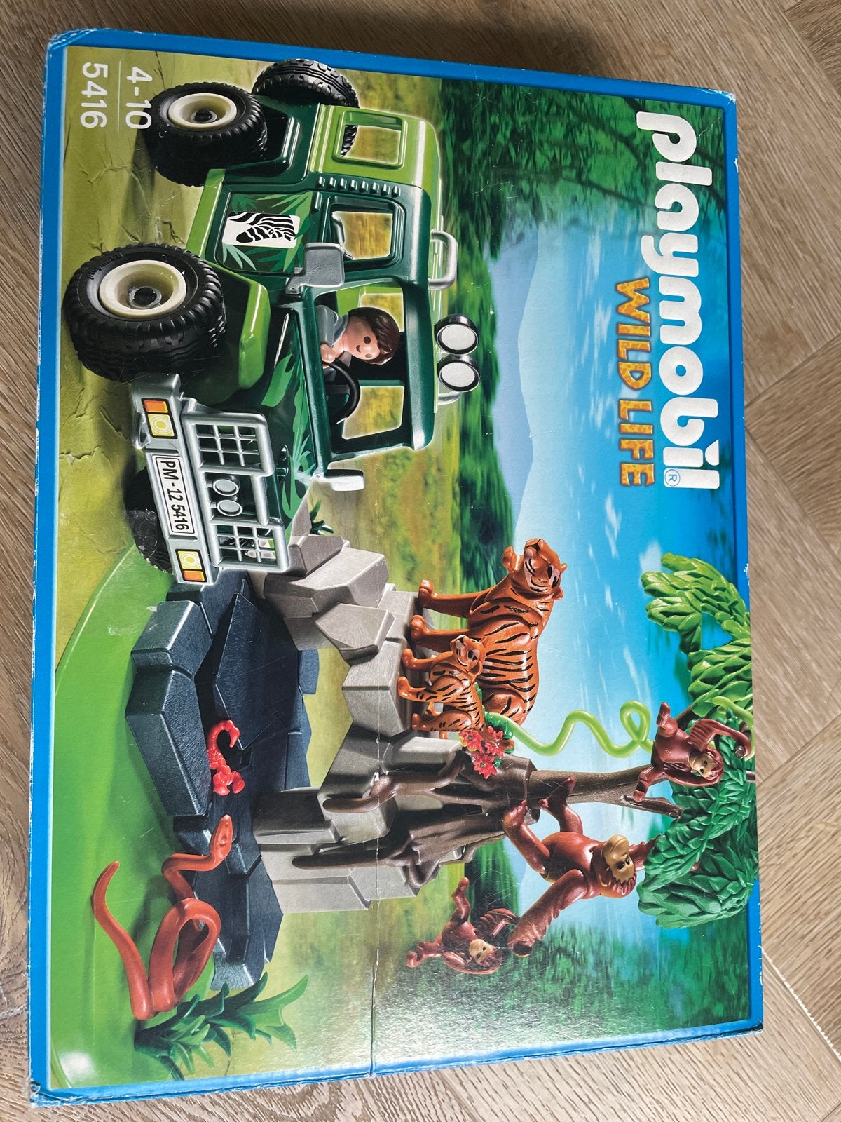 Playmobil Wild Life 5416 Jeep met tijgers en apen, Wild life, Complete set, Voertuig, Ophalen of Verzenden
