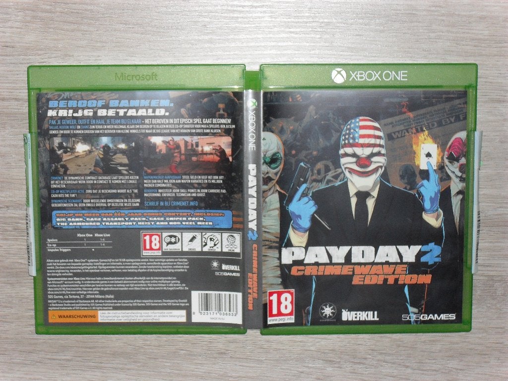 Payday 2 Crimewave Edition Nieuwstaat, Avontuur en Actie, 1 speler, Ophalen of Verzenden, Zo goed als nieuw
