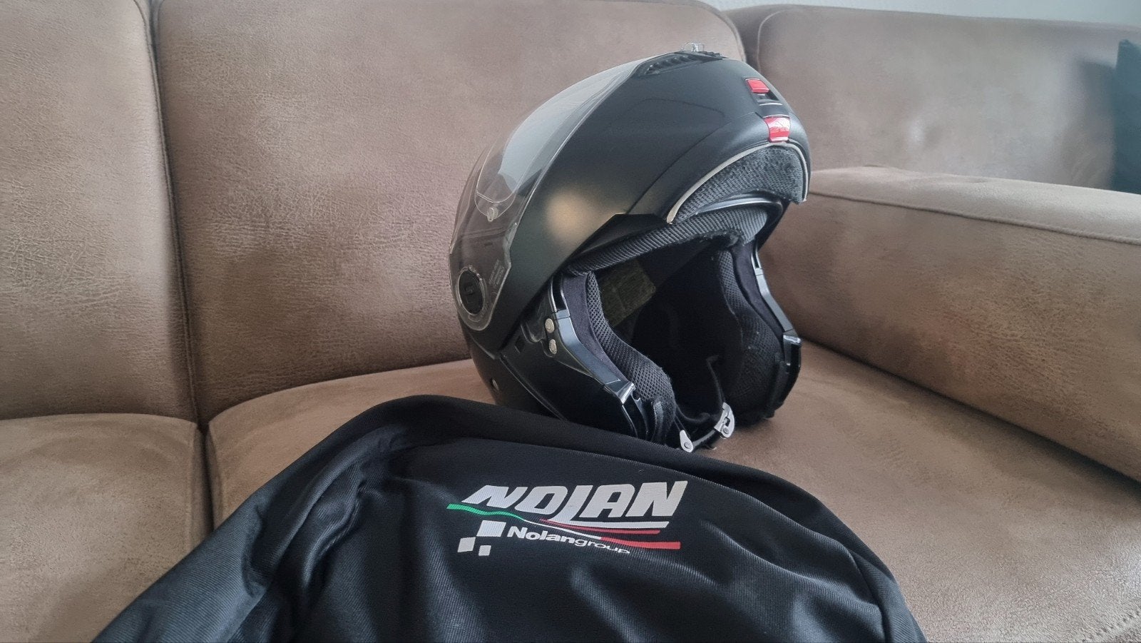 Nolan N104 Systeemhelm met Pinlock Vizier, Motoren, Kleding | Motorhelmen, Ophalen, Tweedehands, Systeemhelm, Nolan
