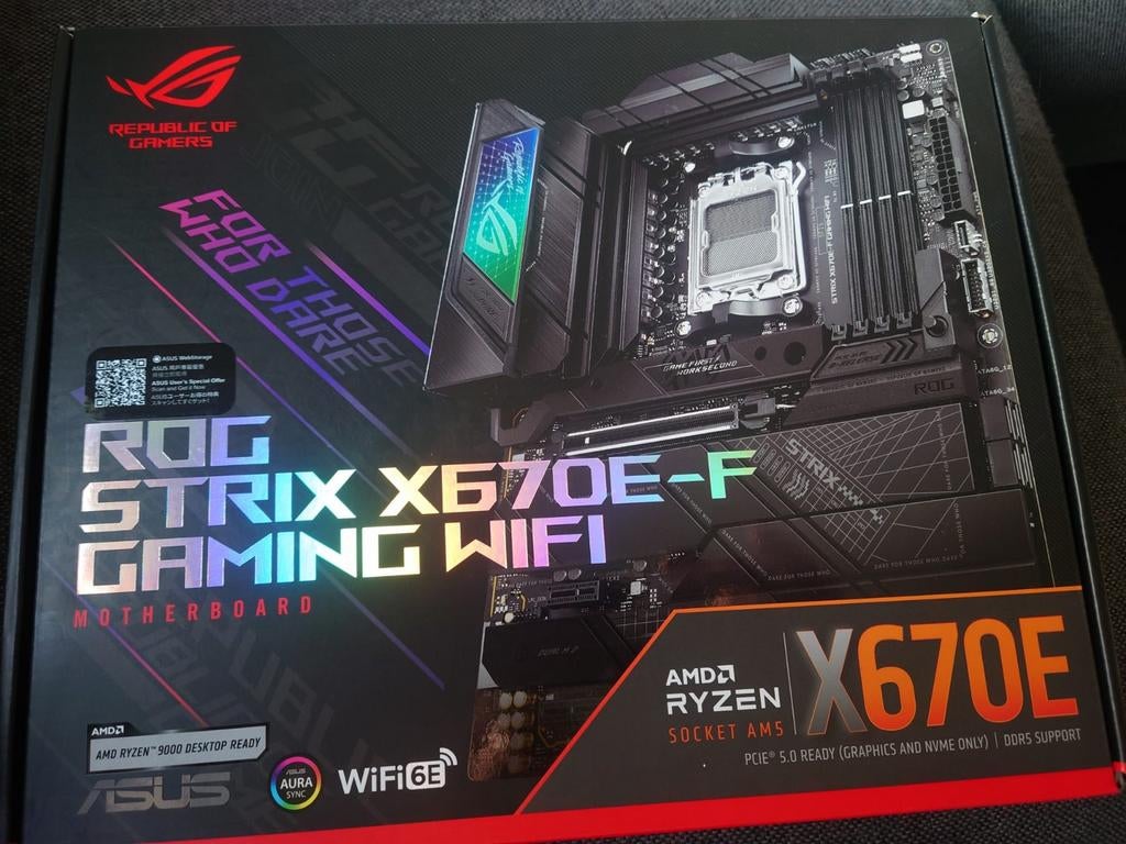 Amd Ryzen x670e-f gaming wifi, Ophalen, Nieuw, DDR4