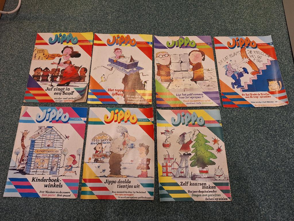 Jippo tijdschriften (32 stuks, 1982–1983), Boeken, Ophalen of Verzenden, Gelezen