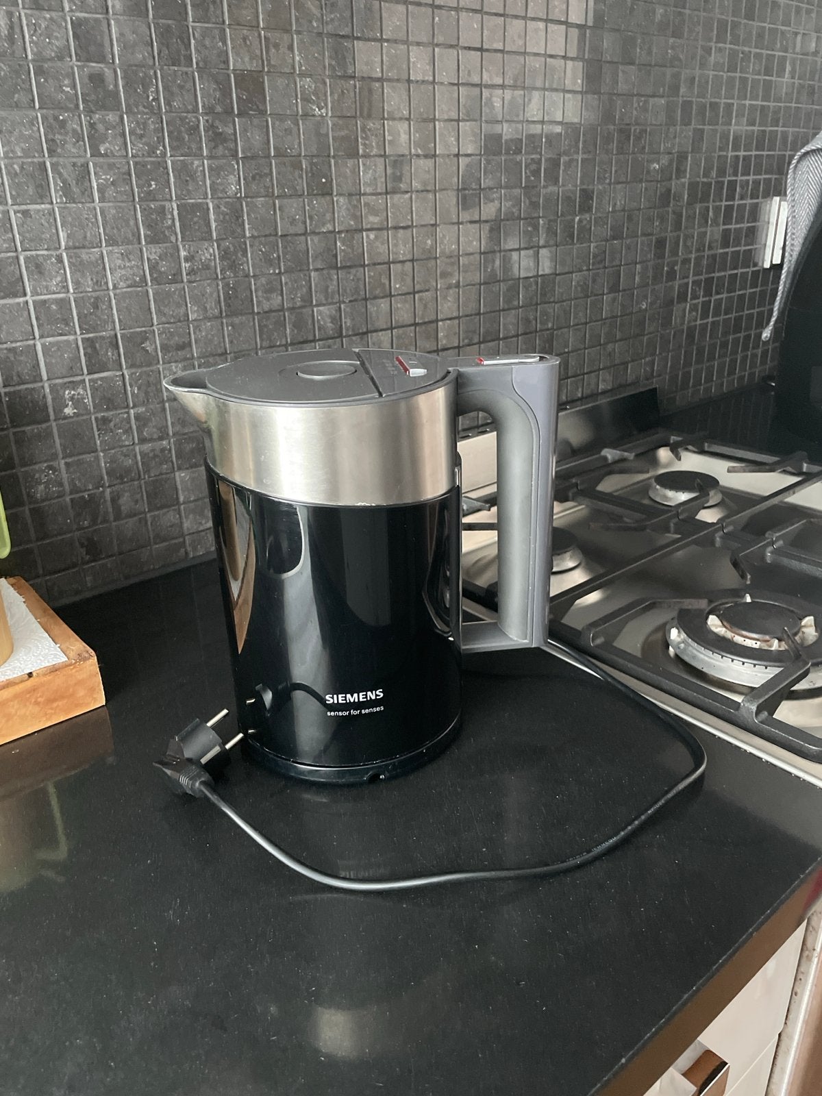 Siemens waterkoker, Witgoed en Apparatuur, 1 tot 2 liter, Ophalen, Gebruikt, Rvs